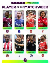 开云-英超官方本轮最佳候选：约克雷斯领衔，格拉利什&amp;amp;恩古莫哈在列